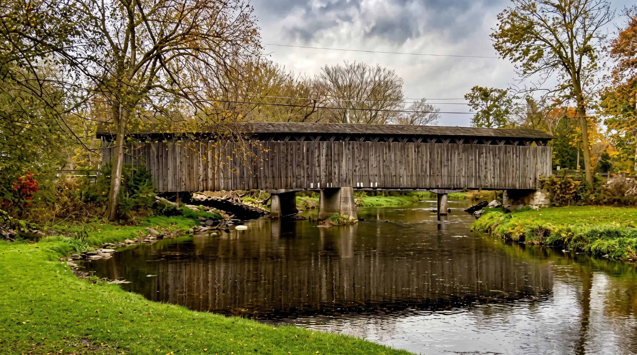 Cedarburg Covered Bridge: Wisconsin's Last Historic Covered Bridge