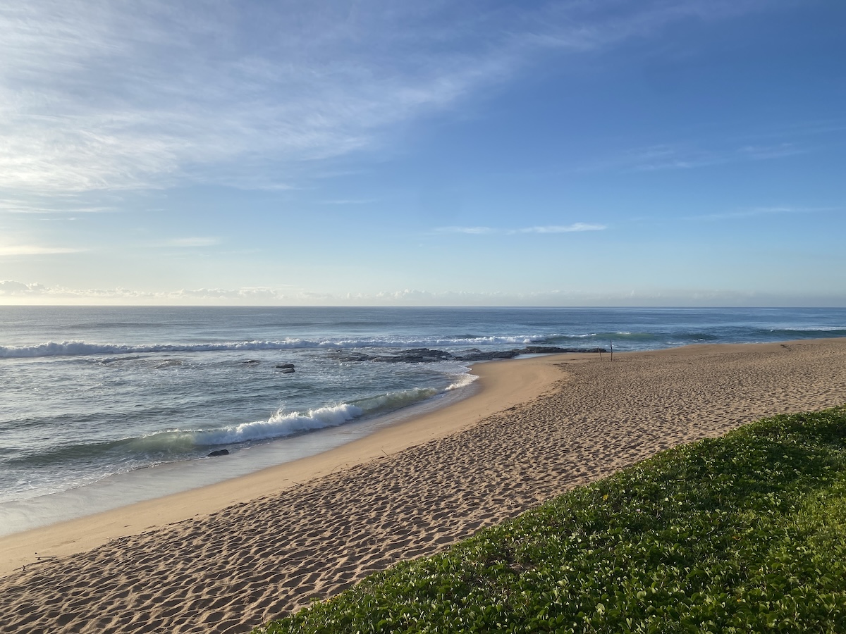 Zinkwazi Beach in the early morning