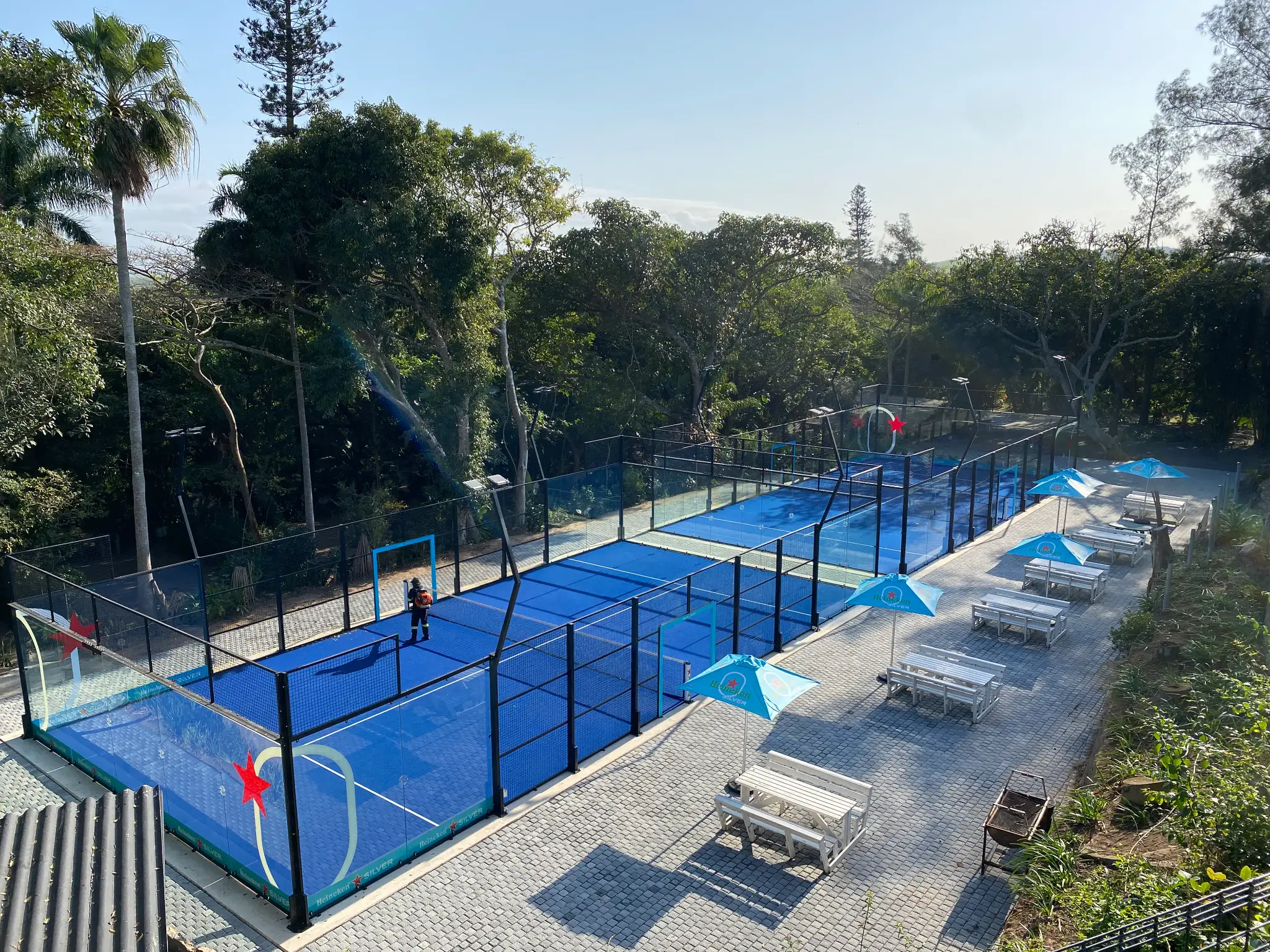 Padel at Zinkwazi Lagoon Lodge.