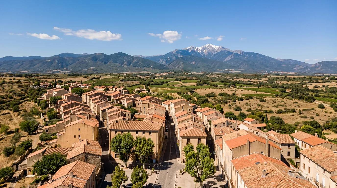 Sunny daytime view of Millas